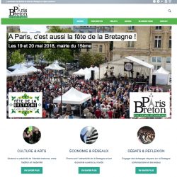 Un nouveau site web pour Paris Breton